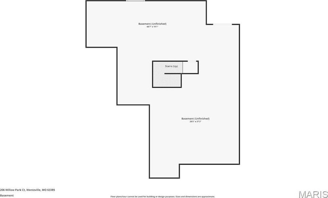206 Willow Park Ct, Wentzville, MO 63385 - home floor plan