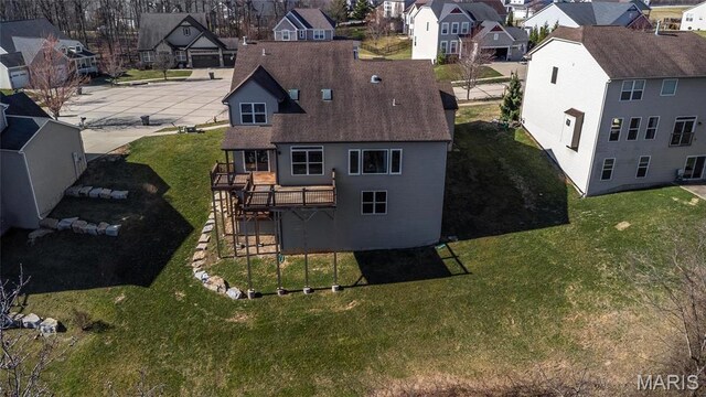 206 Willow Park Ct, Wentzville, MO 63385 - aerial view of residential area