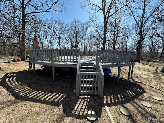 405 County Road 5015, Salem, MO 65560 - view of yard with a wooden deck