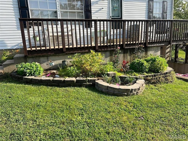 405 County Road 5015, Salem, MO 65560 - wooden terrace with a lawn