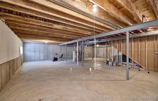 513 Upper Ridgepointe Ct, Lake St Louis, MO 63367 - unfinished below grade area featuring water heater