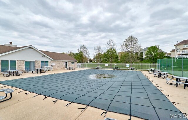 513 Upper Ridgepointe Ct, Lake St Louis, MO 63367 - community pool featuring fence and a patio