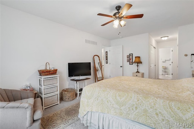 5374 Trailhead Ct, Eureka, MO 63025 - bedroom with ceiling fan