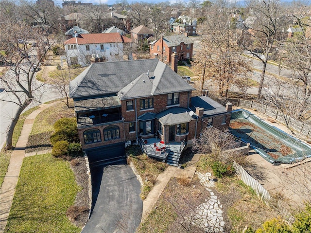 364 Mission Ct, Saint Louis, MO 63130 - aerial perspective of suburban area