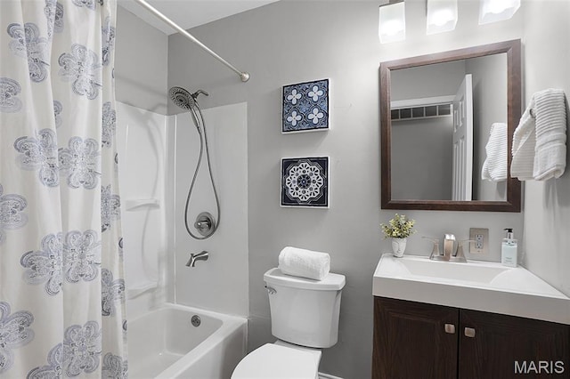 438 Rockview Dr, Saint Louis, MO 63129 - full bath with shower / bath combination with curtain and vanity