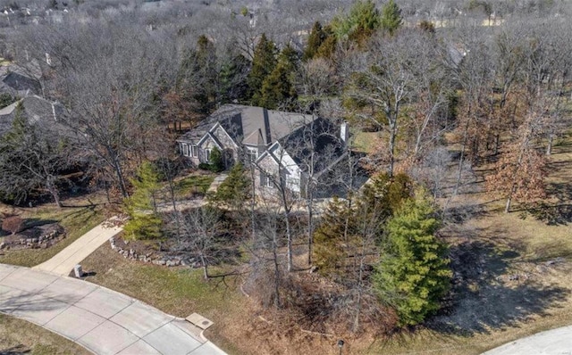 view of subject property