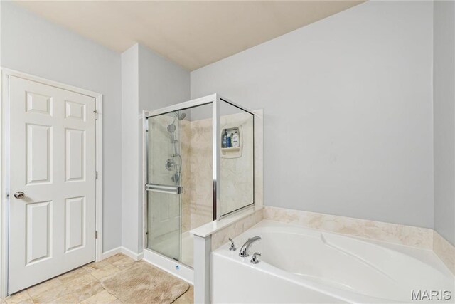 102 Carlton Point Dr, Wentzville, MO 63385 - full bath with a bath and a stall shower