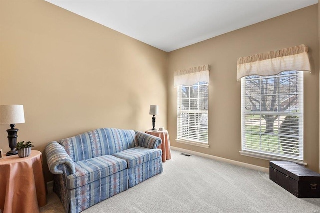 775 Vista Glen Ct, Eureka, MO 63025 - living area with carpet floors and baseboards