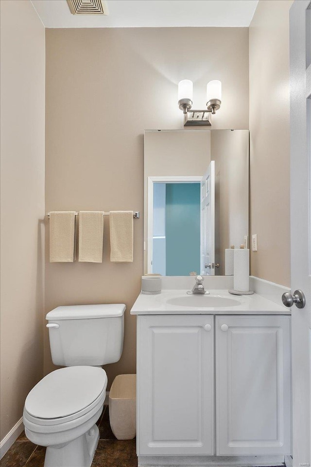 775 Vista Glen Ct, Eureka, MO 63025 - bathroom with toilet, vanity, and baseboards