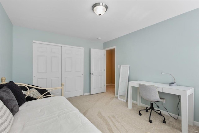 775 Vista Glen Ct, Eureka, MO 63025 - bedroom with carpet floors, baseboards, a closet, and a desk
