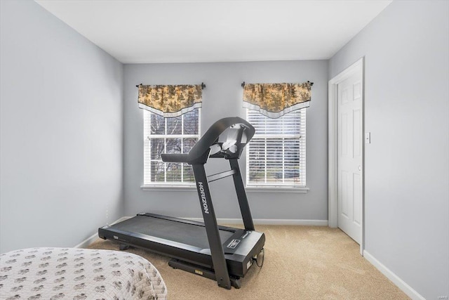 775 Vista Glen Ct, Eureka, MO 63025 - exercise room with carpet floors and baseboards