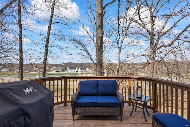 775 Vista Glen Ct, Eureka, MO 63025 - deck with an outdoor living space