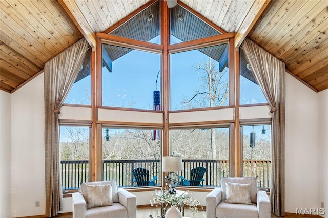 2208 N Konstanz Dr, Innsbrook, MO 63390 - sunroom with vaulted ceiling and plenty of natural light
