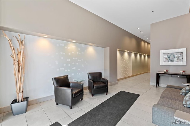 community lobby featuring recessed lighting