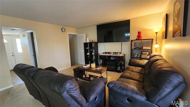 1147 Rue La Chelle Unit 1147, Creve Coeur, MO 63141 - living area featuring light carpet and baseboards