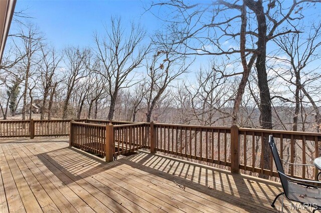 19120 Hawk Mountain Rd, Wildwood, MO 63038 - view of wooden terrace
