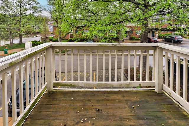 1626 High School Dr, Saint Louis, MO 63144 - view of wooden deck