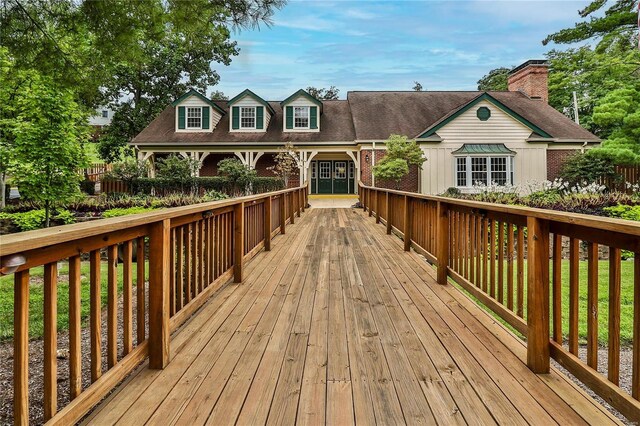 1626 High School Dr, Saint Louis, MO 63144 - view of deck