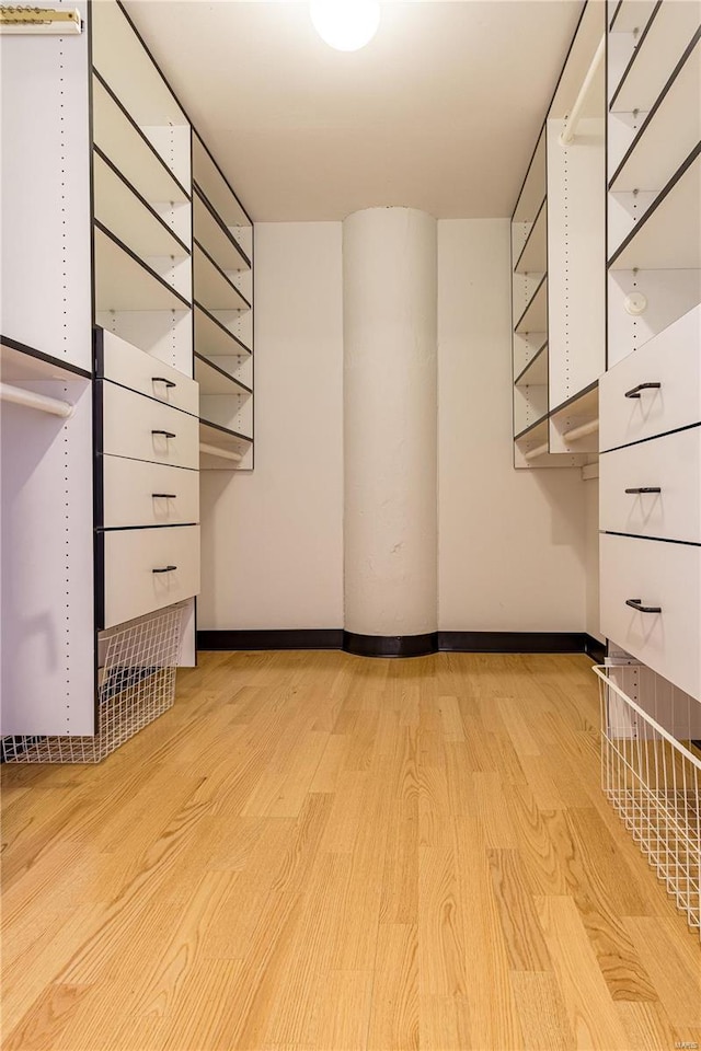 4100 Laclede Ave Unit 110, Saint Louis, MO 63108 - spacious closet with light wood-style flooring