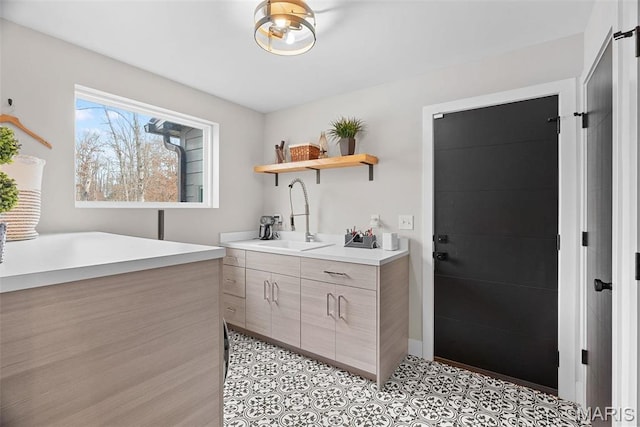 3545 Cappeln Osage Rd, Marthasville, MO 63357 - laundry area featuring a sink