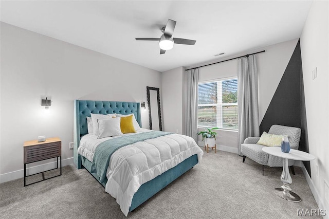 3545 Cappeln Osage Rd, Marthasville, MO 63357 - carpeted bedroom with baseboards and a ceiling fan