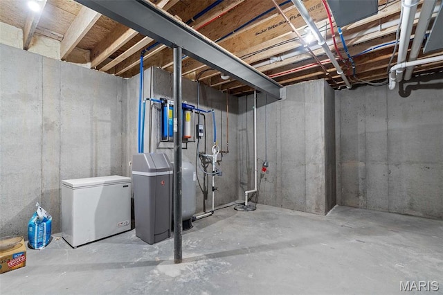 3545 Cappeln Osage Rd, Marthasville, MO 63357 - unfinished basement featuring fridge