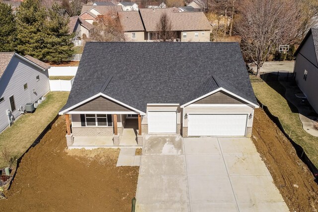 7349 Providence, Edwardsville, IL 62025 - aerial view of residential area