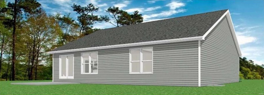 3424 Navajo Trl, Shiloh, IL 62221 - view of home's exterior featuring a lawn