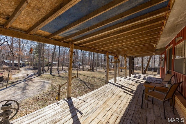 631 Columbia Dr, Bismarck, MO 63624 - view of deck
