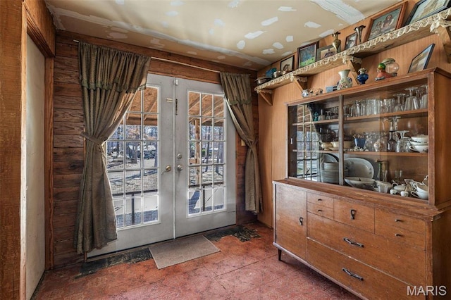 631 Columbia Dr, Bismarck, MO 63624 - doorway with french doors and healthy amount of natural light