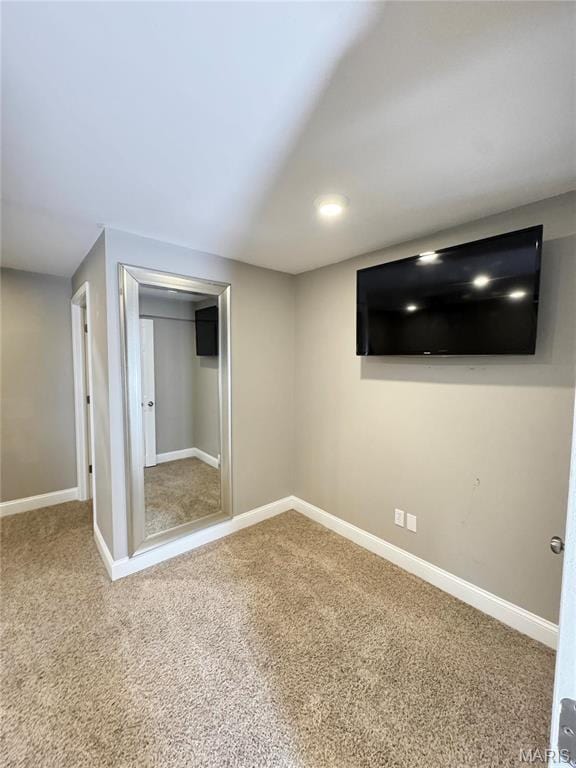 5284 Summer Cir, Imperial, MO 63052 - finished basement featuring carpet, baseboards, and recessed lighting