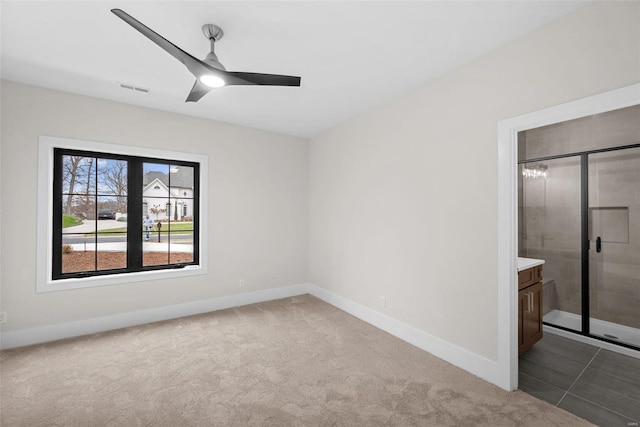 16908 Lewis Spring Farms Rd, Wildwood, MO 63005 - unfurnished bedroom featuring carpet floors, baseboards, and ensuite bathroom