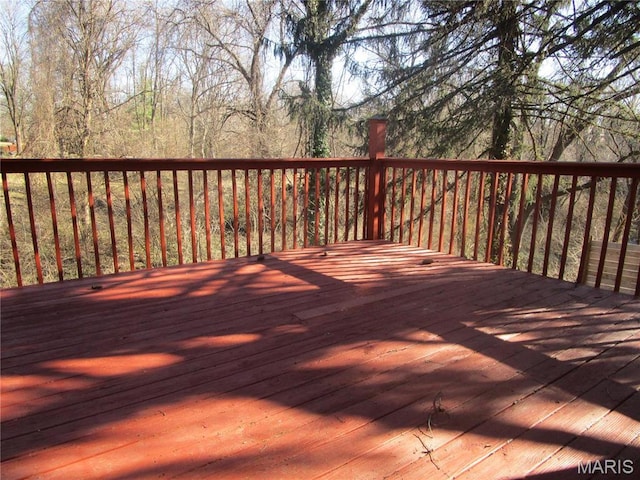 7 Pineview Ln, Collinsville, IL 62234 - view of wooden terrace