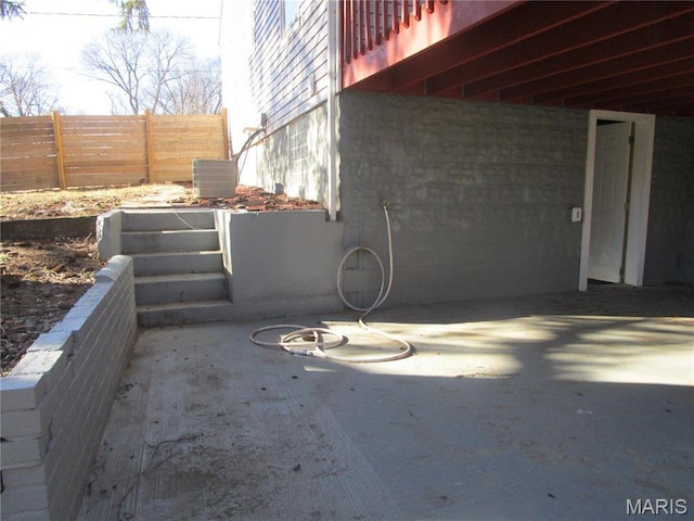 7 Pineview Ln, Collinsville, IL 62234 - view of patio with central air condition unit