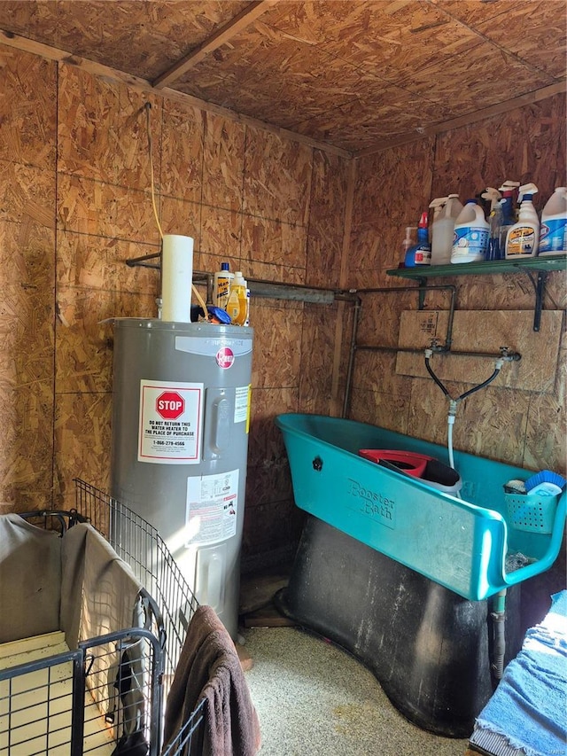 3019 Mockingbird Ln, Granite City, IL 62040 - utilities with water heater