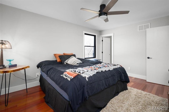 719 Green Ridge Dr, Catawissa, MO 63015 - bedroom featuring baseboards, wood finished floors, and ceiling fan