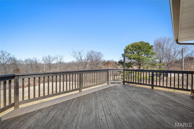 719 Green Ridge Dr, Catawissa, MO 63015 - view of wooden deck