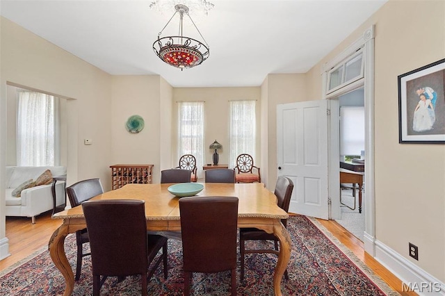 18 Georgia Ave, Saint Louis, MO 63135 - dining space with light wood-type flooring and baseboards