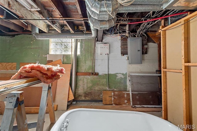 18 Georgia Ave, Saint Louis, MO 63135 - below grade area featuring electric panel