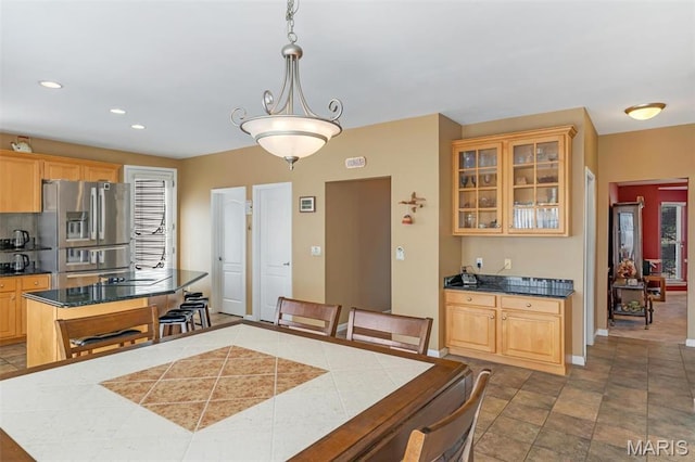 406 Clayton Hollow Dr, Wildwood, MO 63005 - dining room with recessed lighting and baseboards