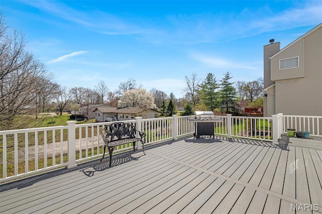 406 Clayton Hollow Dr, Wildwood, MO 63005 - view of wooden terrace