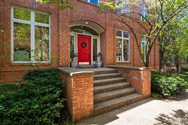 1 W Walinca, Saint Louis, MO 63105 - view of exterior entry with brick siding