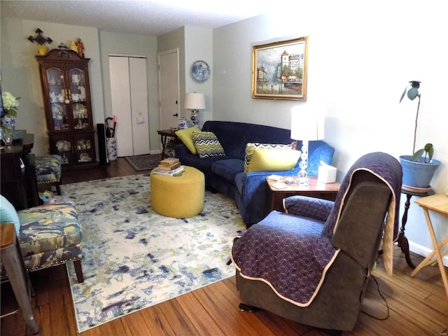 1201 Condo Dr, Rolla, MO 65401 - living room with wood finished floors