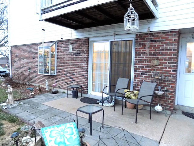 1201 Condo Dr, Rolla, MO 65401 - view of patio / terrace with a balcony