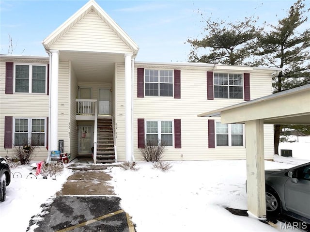 813 Sugar Valley Ct Unit 8, Saint Peters, MO 63376 - view of front of home featuring stairs