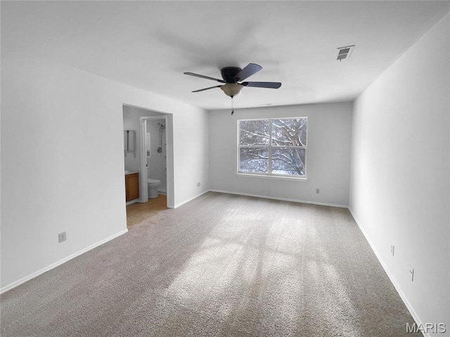 813 Sugar Valley Ct Unit 8, Saint Peters, MO 63376 - carpeted spare room featuring ceiling fan and baseboards