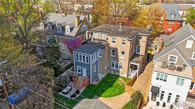 4386 Westminster Pl, Saint Louis, MO 63108 - aerial perspective of suburban area