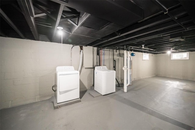 6758 Kenwood Dr, Saint Louis, MO 63121 - basement featuring washer and dryer