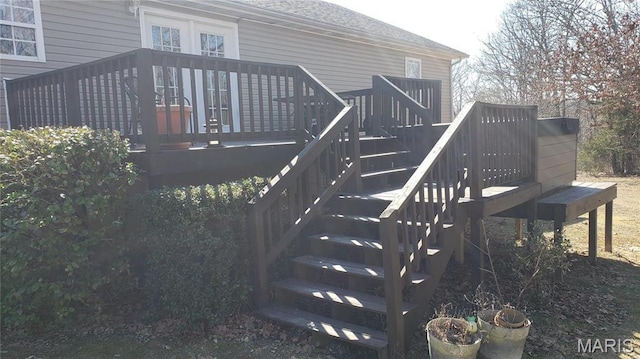 2630 Melody Ln, Cuba, MO 65453 - wooden terrace with stairs