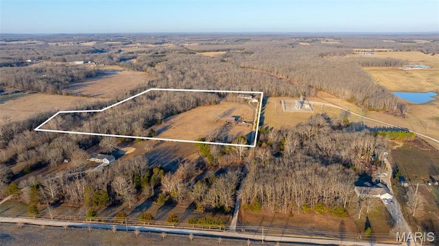 2630 Melody Ln, Cuba, MO 65453 - overview of rural landscape with property boundaries highlighted